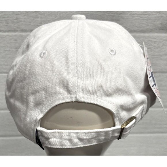Women's New York Yankees 47 Brand Twins Strap Back White Adjustable Hat Cap NWT - Picture 4 of 8